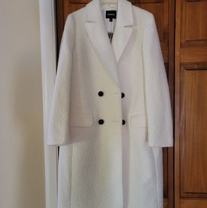 Faux Sherpa Trench Overcoat